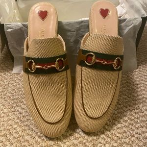 Brand New Gucci Princeton Canvas Mule